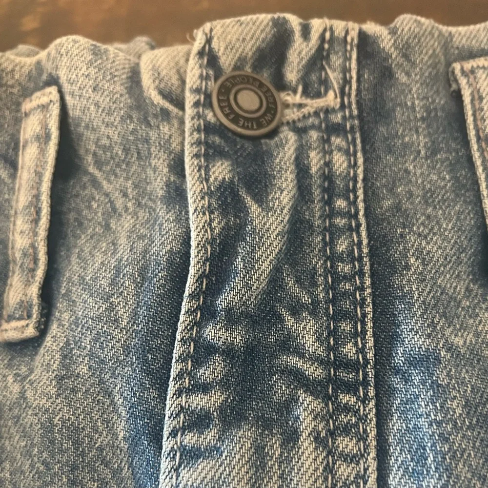 Free People Hazel Pull-On Drop Waist Jeans    Sz S - Picture 7 of 10